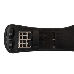 Sangle de dressage anatomique Equestro avec badge logo Noir Sangle de dressage anatomique Equestro avec badge logo Noir