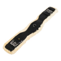 Sangle de dressage cuir Equestro Noir