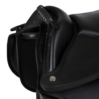 Selle complète Shetland avec poignée Supreme Noir Selle complète Shetland avec poignée Supreme Noir