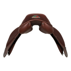 Selle d'obstacle Acavallo Comfort Sublime KC Race 1.6 Marron foncé
