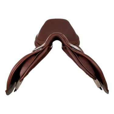 Selle d'obstacle Acavallo Comfort Sublime KC Race 1.6 Marron foncé