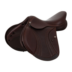 Selle d'obstacle Acavallo Comfort Sublime KC Race 2.6 Marron foncé