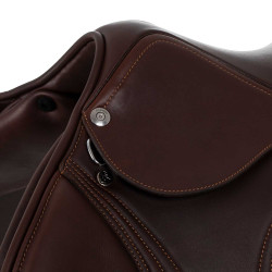Selle d'obstacle Acavallo Comfort Sublime KC Race 2.6 Marron foncé