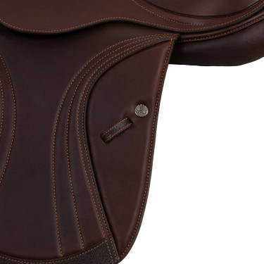 Selle d'obstacle Acavallo Comfort Sublime KC Race 2.6 Marron foncé