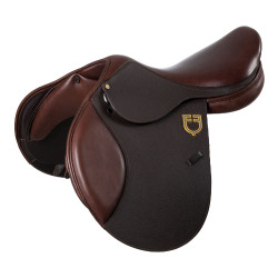 Springzadel Equestro Evolution Pro Donkerbruin