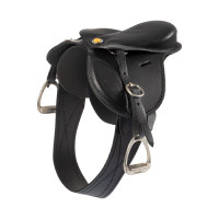 Selle d'obstacle Equestro pour cheval jouet Noir Selle d'obstacle Equestro pour cheval jouet Noir