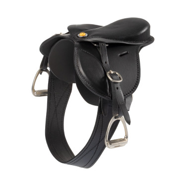 Selle d'obstacle Equestro pour cheval jouet Noir Selle d'obstacle Equestro pour cheval jouet Noir