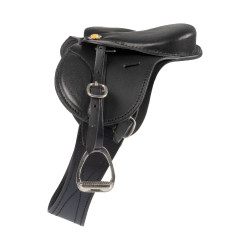 Selle d'obstacle Equestro pour cheval jouet Noir Selle d'obstacle Equestro pour cheval jouet Noir