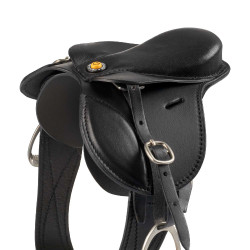 Selle d'obstacle Equestro pour cheval jouet Noir Selle d'obstacle Equestro pour cheval jouet Noir