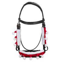 Set Christmas Supreme couvre-muserolle + protections de montants Rouge