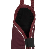 Set guêtres de transport et protège-queue Equestro patch en caoutchouc Bordeaux