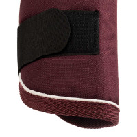 Set guêtres de transport et protège-queue Equestro patch en caoutchouc Bordeaux