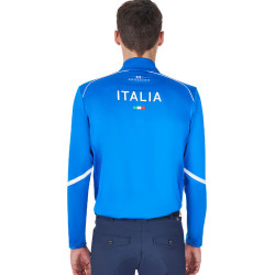 Heren-trainingsbaselayer Equestro x FISE Blauw van Savoye Heren-trainingsbaselayer Equestro x FISE Blauw van Savoye