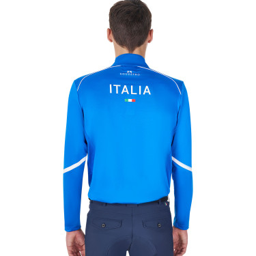 Heren-trainingsbaselayer Equestro x FISE Blauw van Savoye Heren-trainingsbaselayer Equestro x FISE Blauw van Savoye