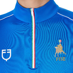 Heren-trainingsbaselayer Equestro x FISE Blauw van Savoye Heren-trainingsbaselayer Equestro x FISE Blauw van Savoye