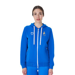 Dameshoodie Equestro x FISE Blauw van Savoye