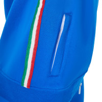 Sweat à capuche femme Equestro x FISE Bleu de savoie