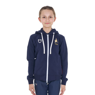Sweat enfant unisexe Equestro x FISE Marine blazer Bleu marine