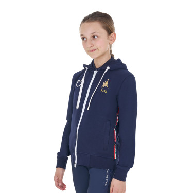 Sweat enfant unisexe Equestro x FISE Marine blazer Bleu marine
