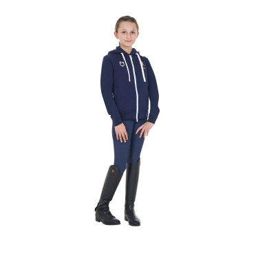 Sweat enfant unisexe Equestro x FISE Marine blazer Bleu marine