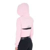Dames-sweater Equestro met uitsnijdingen Ballerina Roze Dames-sweater Equestro met uitsnijdingen Ballerina Roze
