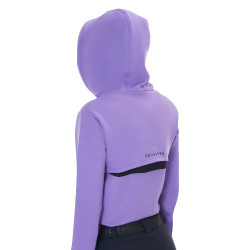 Dames-sweater Equestro met uitsnijdingen Oneindig violet