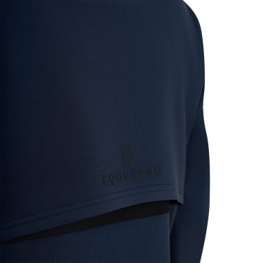 Dames-sweater Equestro met uitsnijdingen Marineblazer Marineblauw