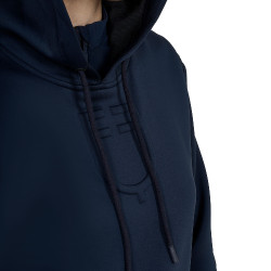 Dames-sweater Equestro met uitsnijdingen Marineblazer Marineblauw