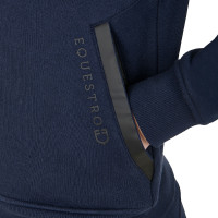 Sweat femme Equestro Institutional à zip frontal Marine blazer Bleu marine Sweat femme Equestro Institutional à zip frontal Marine blazer Bleu marine