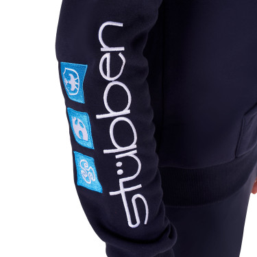 Sweat homme Equestro à capuche multi-logo Marine blazer Bleu marine