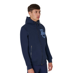 Sweat homme Equestro EQ à zip frontal Marine blazer Bleu marine Sweat homme Equestro EQ à zip frontal Marine blazer Bleu marine