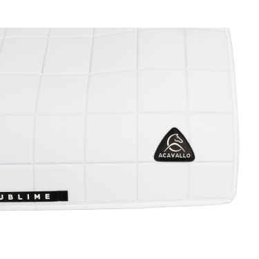 Acavallo Sublime dressuurdekje van technische ruitjesstof Wit