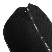 Tapis de dressage Acavallo Sublime en tissu technique à pois Noir