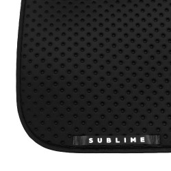 Tapis de dressage Acavallo Sublime en tissu technique à pois Noir