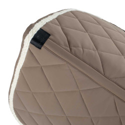 Equestro dressuurzadeldek met gevlochten koord Notenhout / antiek wit Bruin