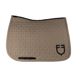 Tapis de dressage Equestro matelassé cube Walnut Marron