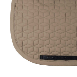 Tapis de dressage Equestro matelassé cube Walnut Marron