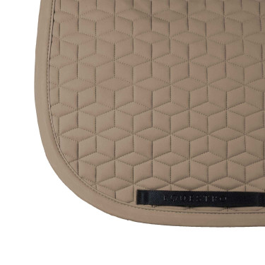 Tapis de dressage Equestro matelassé cube Walnut Marron