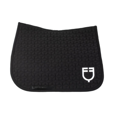 Tapis de dressage Equestro matelassé cube Noir Tapis de dressage Equestro matelassé cube Noir