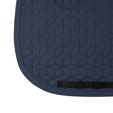 Tapis de dressage Equestro matelassé cube Marine Bleu marine