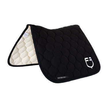 Dressuurdekje Equestro met ui-wattering Zwart Dressuurdekje Equestro met ui-wattering Zwart