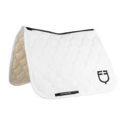 Dressuurdekje Equestro met ui-wattering Wit Dressuurdekje Equestro met ui-wattering Wit