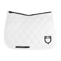 Dressuurdekje Equestro met ui-wattering Wit Dressuurdekje Equestro met ui-wattering Wit