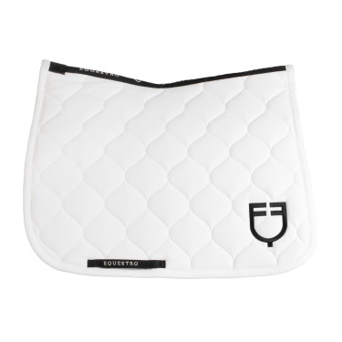 Tapis de dressage Equestro matelassé oignon Blanc