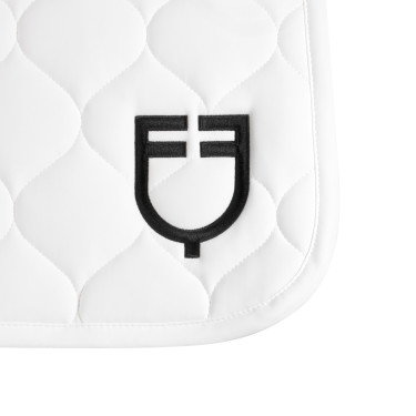 Tapis de dressage Equestro matelassé oignon Blanc