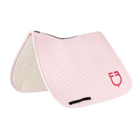 Tapis de dressage Equestro matelassé Wave en tissu technique