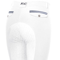 Broek Flags & Cup Cayenne siliconen zitvlak Wit / marineblauw Broek Flags & Cup Cayenne siliconen zitvlak Wit / marineblauw