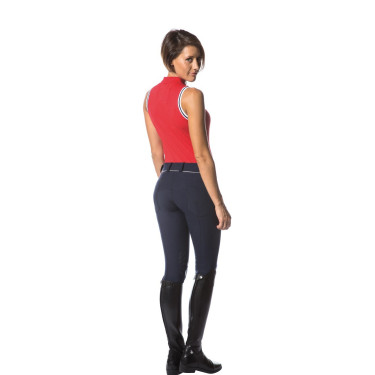 Broek Flags & Cup Push up dames Marineblauw