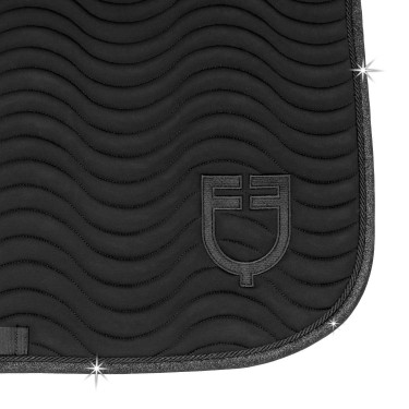 Tapis de dressage Equestro Universe Wave Noir Tapis de dressage Equestro Universe Wave Noir