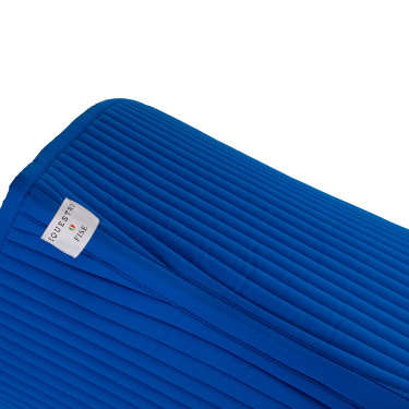 Dressuurzadeldek Equestro x FISE met geborduurd logo Blauw van Savoye